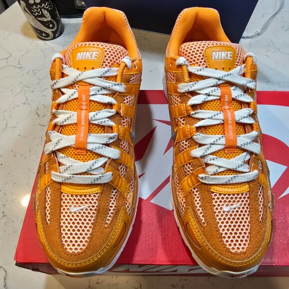 Size 10 - Men Nike P-6000 Premium Kumquat/Metallic Silver HQ3641-886 NEW - Picture 3 of 13